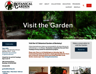 botanicalgarden.berkeley.edu screenshot