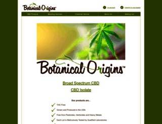 botanicalorigins.com screenshot