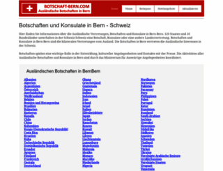 botschaft-bern.com screenshot