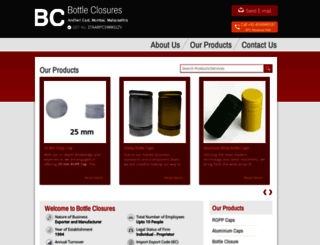bottle-closures.com screenshot