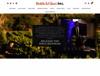 bottleandglass.com.au screenshot