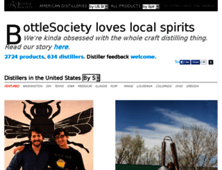 bottlesociety.com screenshot