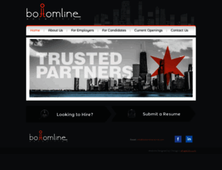 bottomlinerecruit.com screenshot