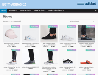 boty-adidas.cz screenshot