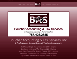 boucheraccountingtaxservices.com screenshot