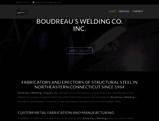 boudreauswelding.com screenshot