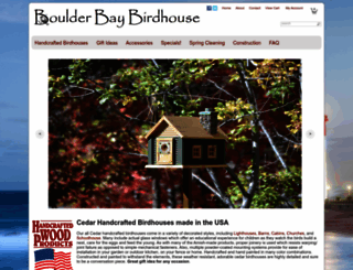 boulderbaybirdhouse.com screenshot