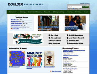 boulderlibrary.org screenshot