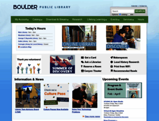 boulderlibrary.org screenshot