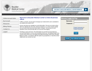 bouldermedicalcenter.patientcompass.com screenshot