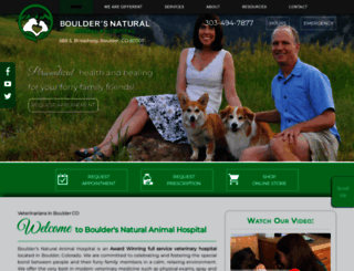 bouldersnaturalanimal.com screenshot