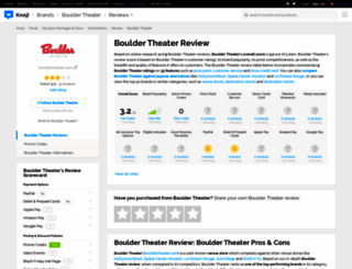bouldertheater.knoji.com screenshot
