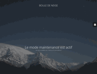bouledeneige.fr screenshot