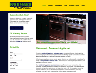 boulevardappliance.com screenshot