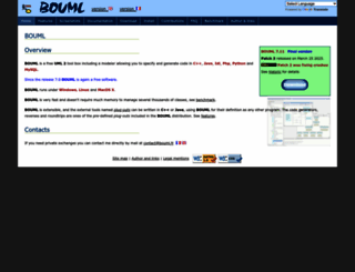 bouml.fr screenshot