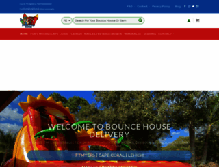 bouncehousedelivery.com screenshot
