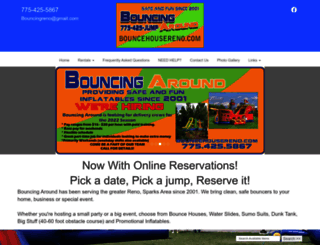 bouncehousereno.com screenshot