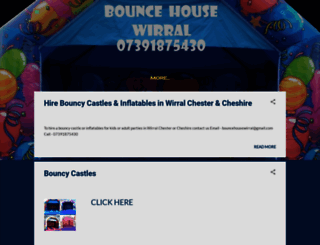 bouncehousewirral.co.uk screenshot