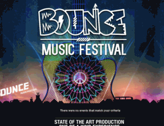 bouncemusicfestival.wantickets.com screenshot