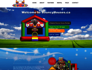 bouncyhouses.ca screenshot