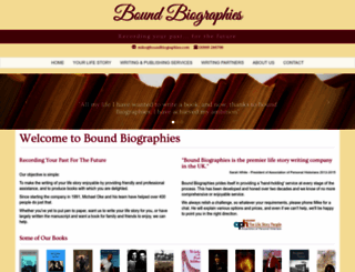 boundbiographies.com screenshot