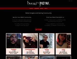 boundbymetal.com screenshot