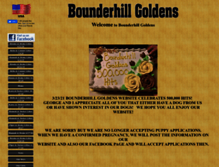 bounderhillgoldens.com screenshot