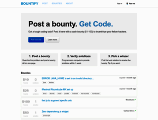 bountify.co screenshot