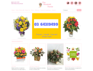 bouquetflorist.com.au screenshot