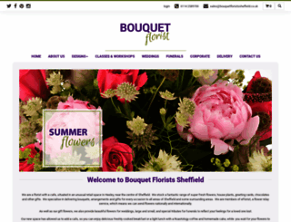 bouquetfloristssheffield.co.uk screenshot