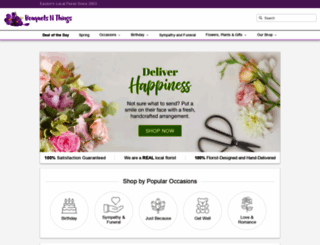 bouquetsnthings.com screenshot