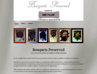 bouquetspreserved.com.au screenshot