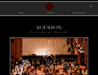 bourbonbarbershop.ca screenshot