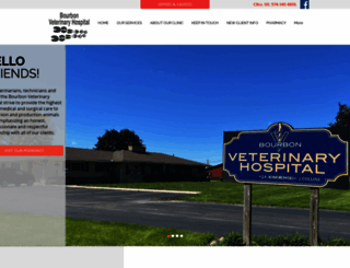 bourbonvet.com screenshot