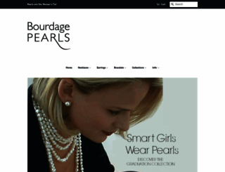 bourdagepearls.com screenshot