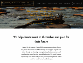 bourdowbowenellis.com screenshot