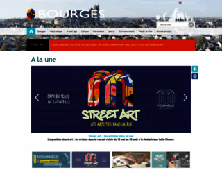 bourges.fr screenshot