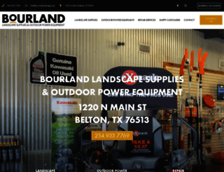 bourlandlandscape.com screenshot