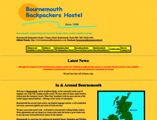 bournemouthbackpackers.co.uk screenshot