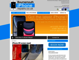 bournemouthiphonerepairs.co.uk screenshot