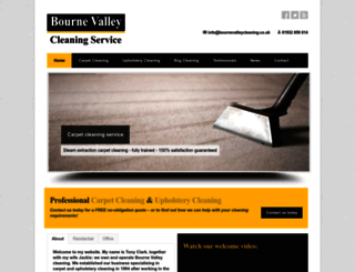 bournevalleycleaning.co.uk screenshot