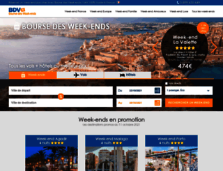 bourse-des-week-ends.com screenshot
