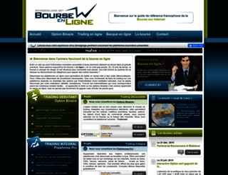 bourseenligne.net screenshot