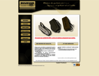 bourvonaudiodesign.fr screenshot