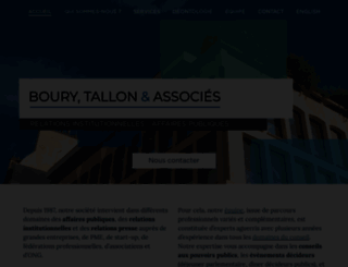 boury-associes.fr screenshot
