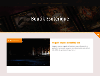 boutik-esoterique.fr screenshot