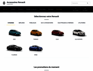 boutique-accessoires-renault.fr screenshot