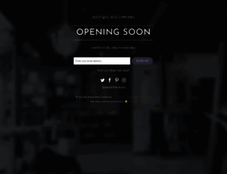 boutique-bed-company.myshopify.com screenshot
