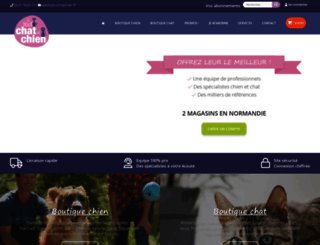 boutique-chat-chien.fr screenshot