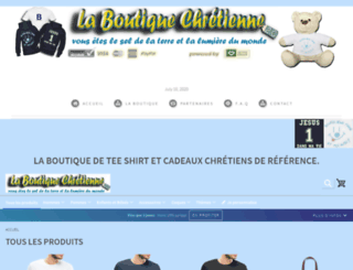 boutique-chretienne.spreadshirt.fr screenshot
